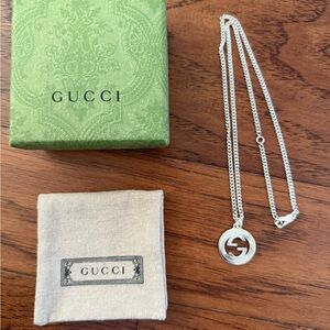 NWT Gucci Sterling Necklace